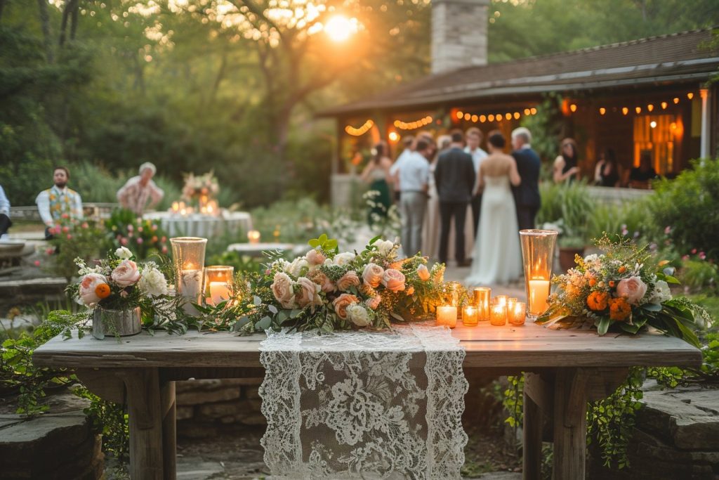 Le mariage de rêve : choisir le chemin de table idéal