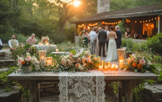 Le mariage de rêve : choisir le chemin de table idéal