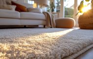 Le tapis shaggy beige, alliant élégance et sobriété