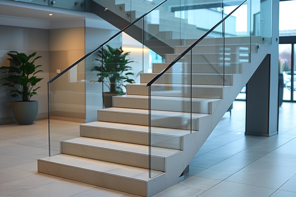 Balustrades en verre : alliant sécurité et design pour votre escalier ou balcon