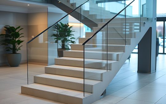 Balustrades en verre : alliant sécurité et design pour votre escalier ou balcon
