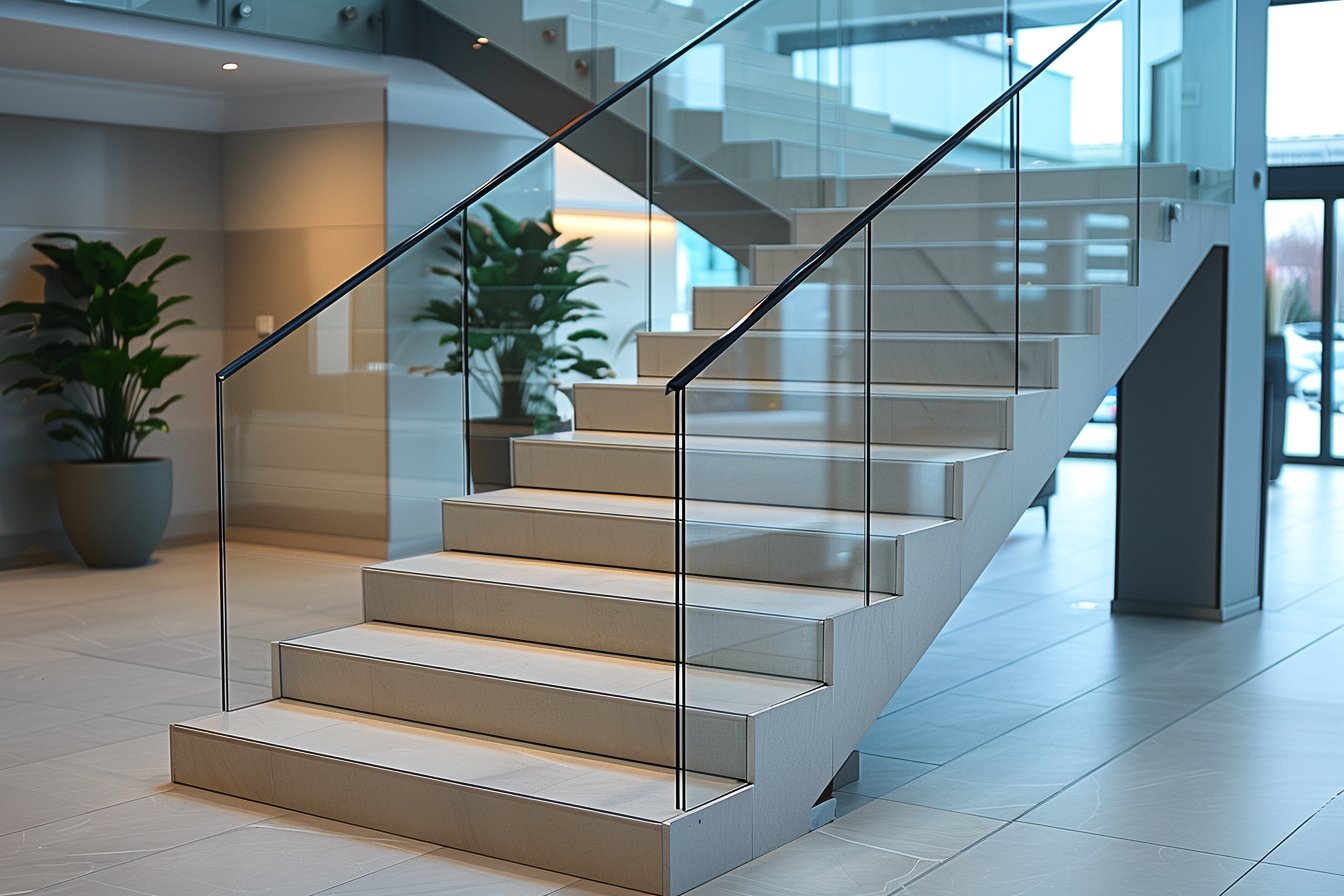 Balustrades en verre : alliant sécurité et design pour votre escalier ou balcon