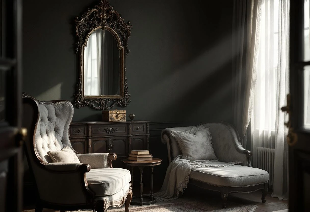 Manoir ou boudoir ? créez un espace intime inspiré des silhouettes gothiques féminines