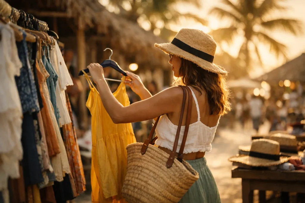 Séances shopping et looks ensoleillés en République dominicaine