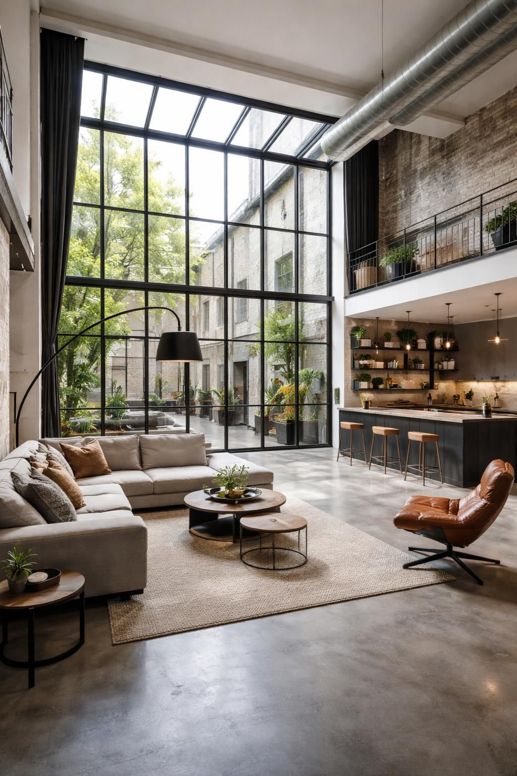 découvrez comment aménager un loft urbain à lyon en intégrant une verrière style atelier et du béton ciré mercadier pour un espace moderne et lumineux.