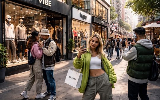 Boutiques mode urbaine et stratégies Instagram avec influenceurs comme Zalando et Asos