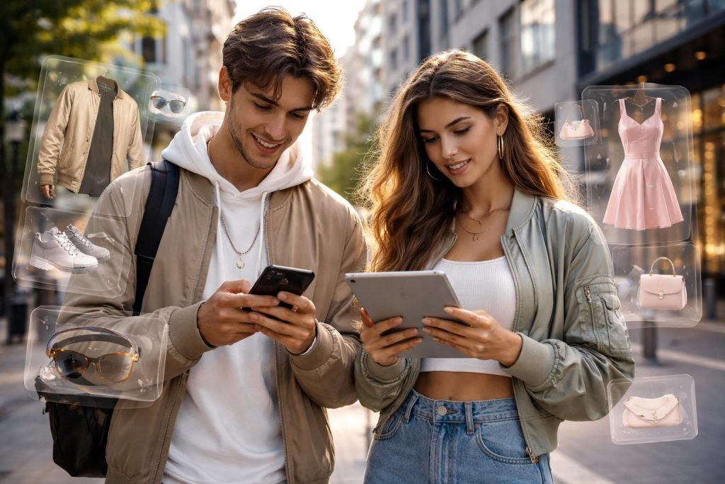 La mode urbaine en ligne avec les plateformes Zalando, ASOS et les essayages virtuels en réalité augmentée