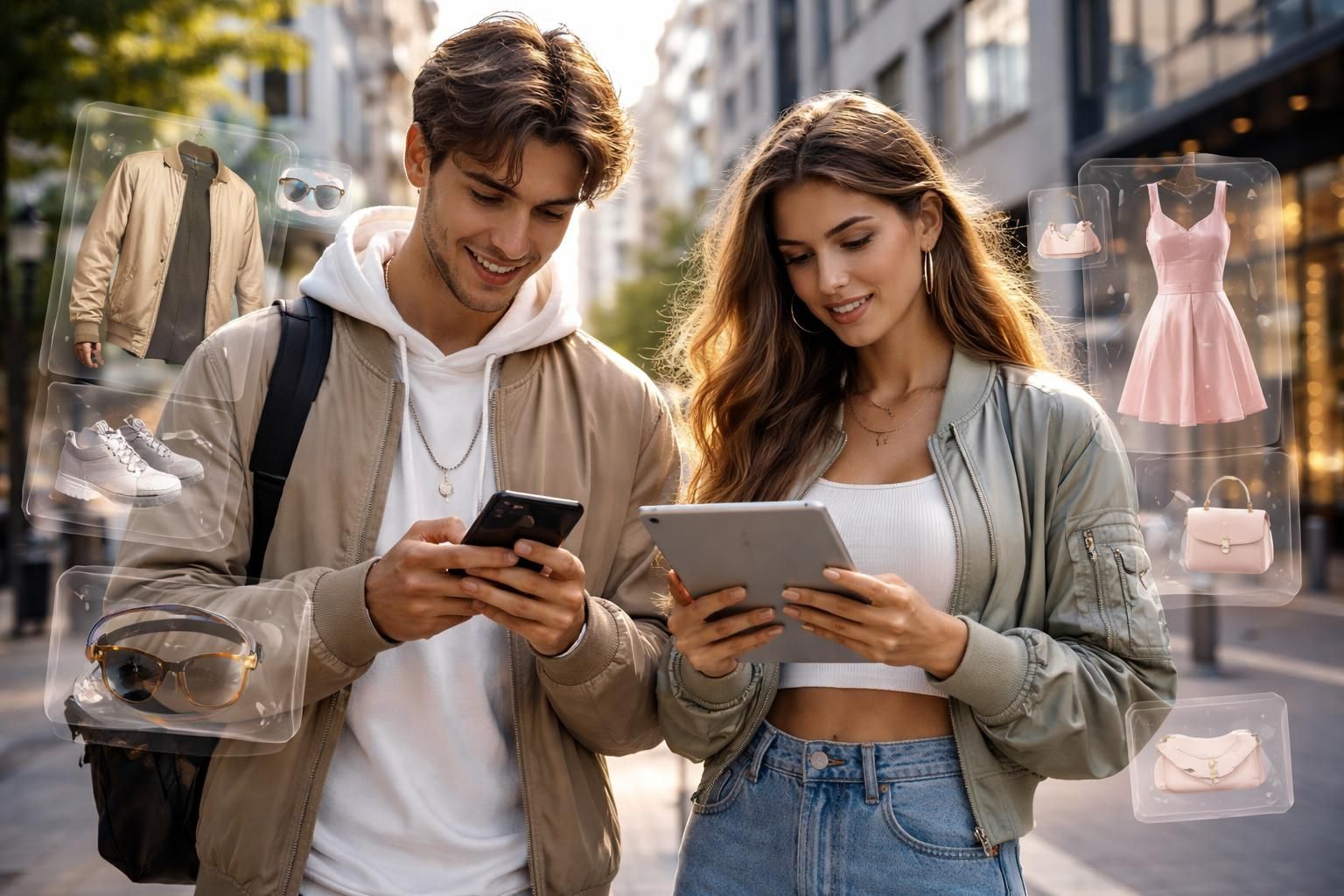 La mode urbaine en ligne avec les plateformes Zalando, ASOS et les essayages virtuels en réalité augmentée