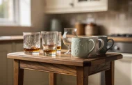 Entre verres à whisky et mugs fantaisie : composer un mini-bar déco dans sa cuisine