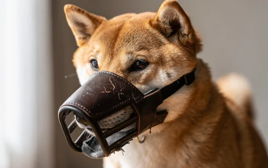 Muselière en cuir ou en nylon : quel matériau privilégier pour votre chien shiba inu ?