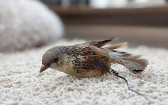 L’oiseau factice pour le chat, un jouet indémodable qui stimule chasse et jeu