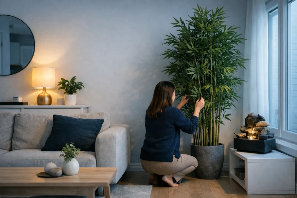 Plantes artificielles : la question du feng shui et celle du bon goût