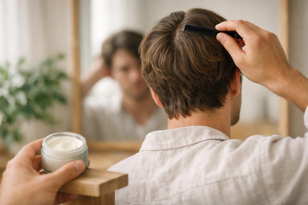 Coiffure homme : les styles avec raie au milieu qui font tendance